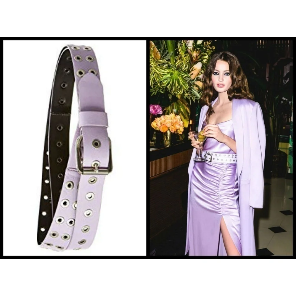 💕ALICE + OLIVIA💕 Eve Double Wrap Belt ~ Lavender